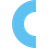 Clarity brandmark logo, blue letter "c".