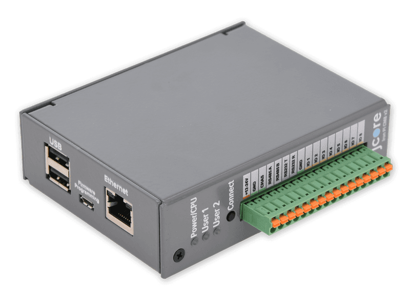 Product image of iron pi displaying I/O ports.