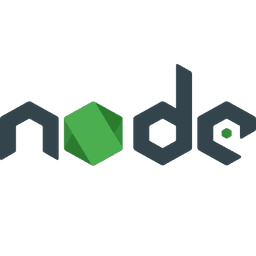 NodeJS logo in hexagon shapes.