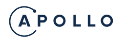Apollo logo with circle around the first letter.
