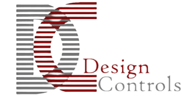 Design Controls Logo with overlapping letters to left of text.
