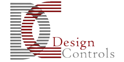 Design Controls Logo with overlapping letters to left of text.